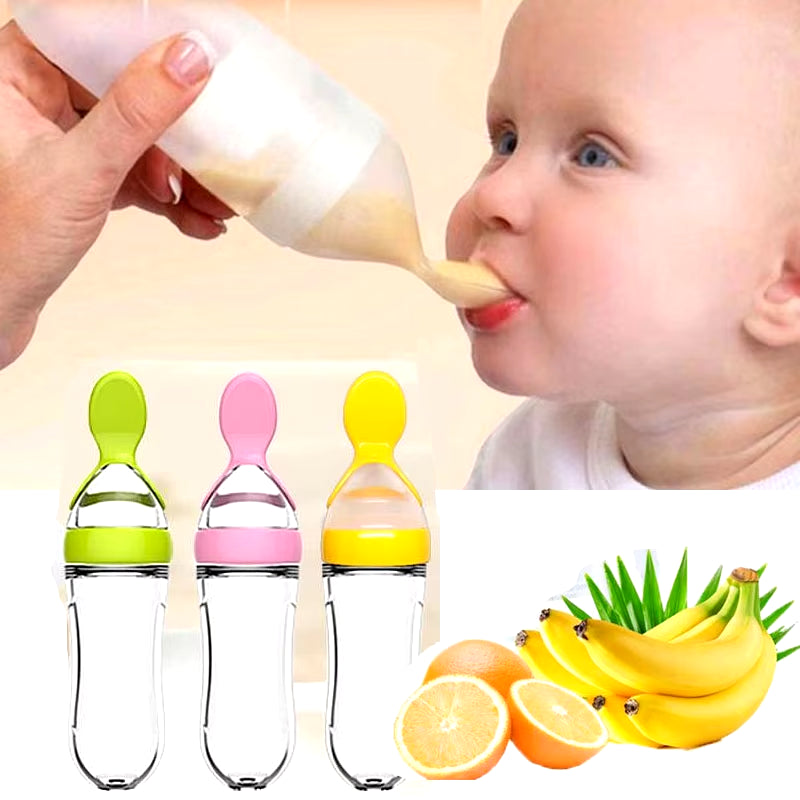 Feeding Spoon Baby Bottle feeder, Purees & Juices