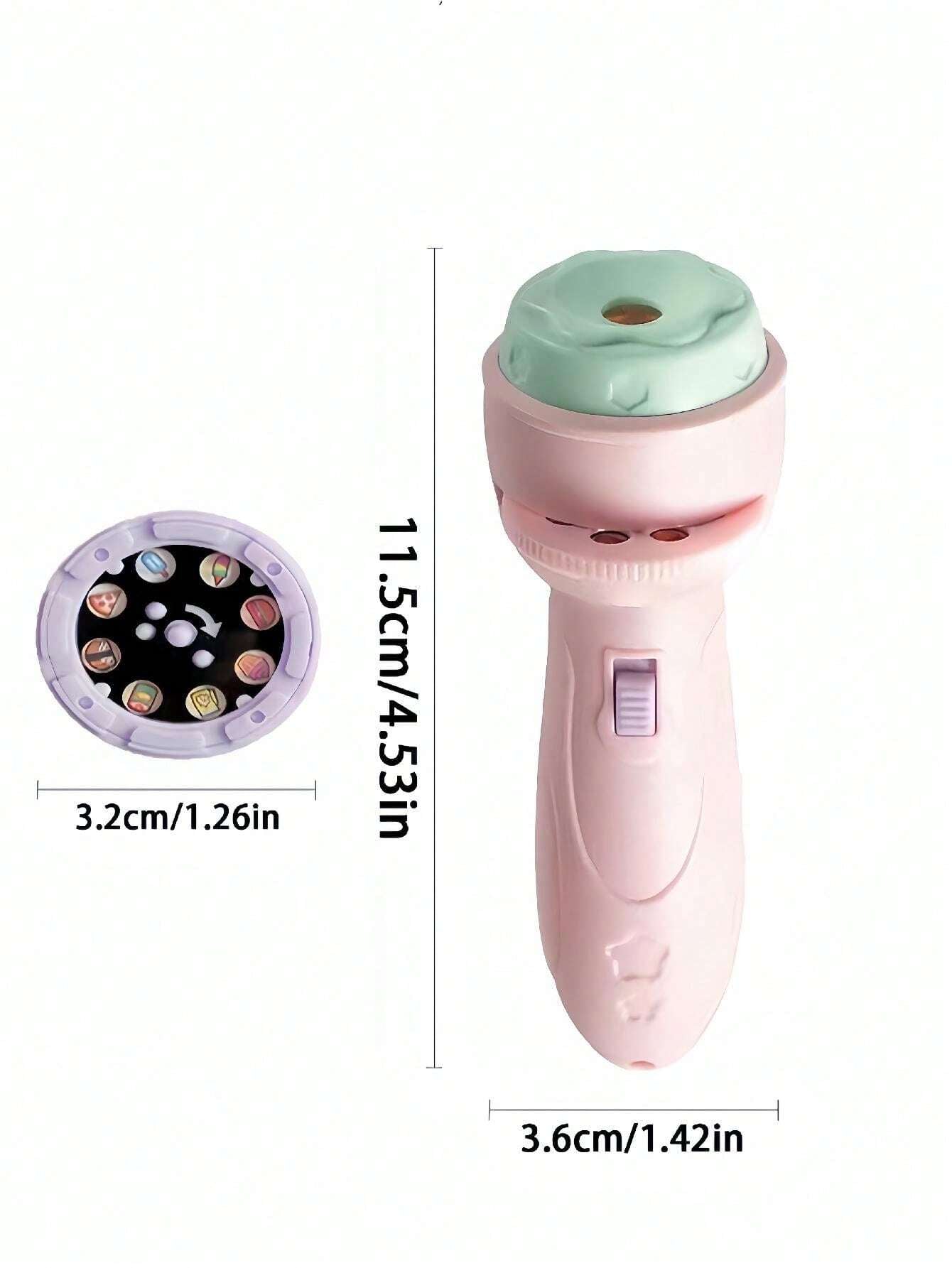 1Box Children'S Projection Flashlight Toy Educational Cartoon Projector with Fun Graphics Recognition Feature Toy Gift