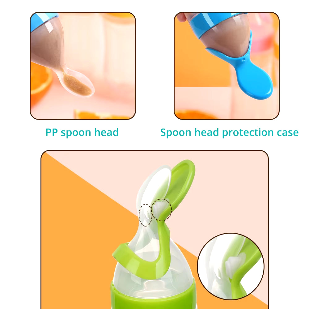 Feeding Spoon Baby Bottle feeder, Purees & Juices