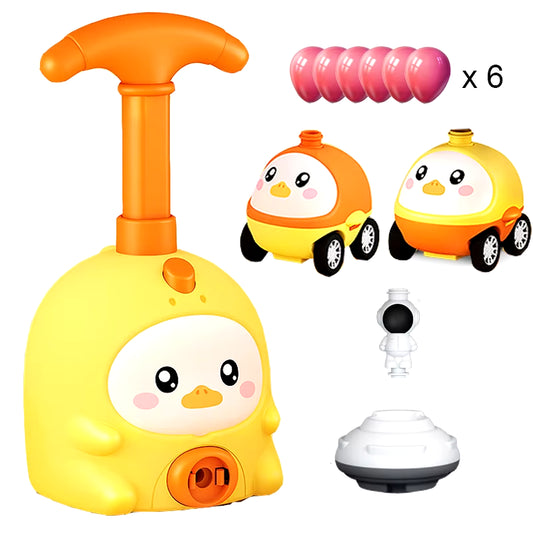 Aerodynamic Interactive Toys for Children - Balloon-Powered Vehicles