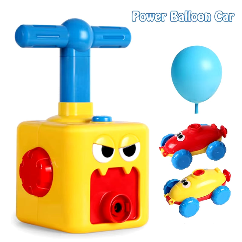 Aerodynamic Interactive Toys for Children - Balloon-Powered Vehicles