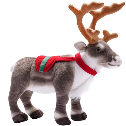 Real-Life Reindeer Plush Christmas Toy  