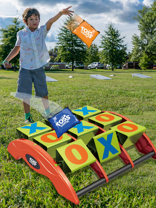 Nine-Square Grid Sandbag Throwing Game,3×3 Sandbag Bean Bag Game Set