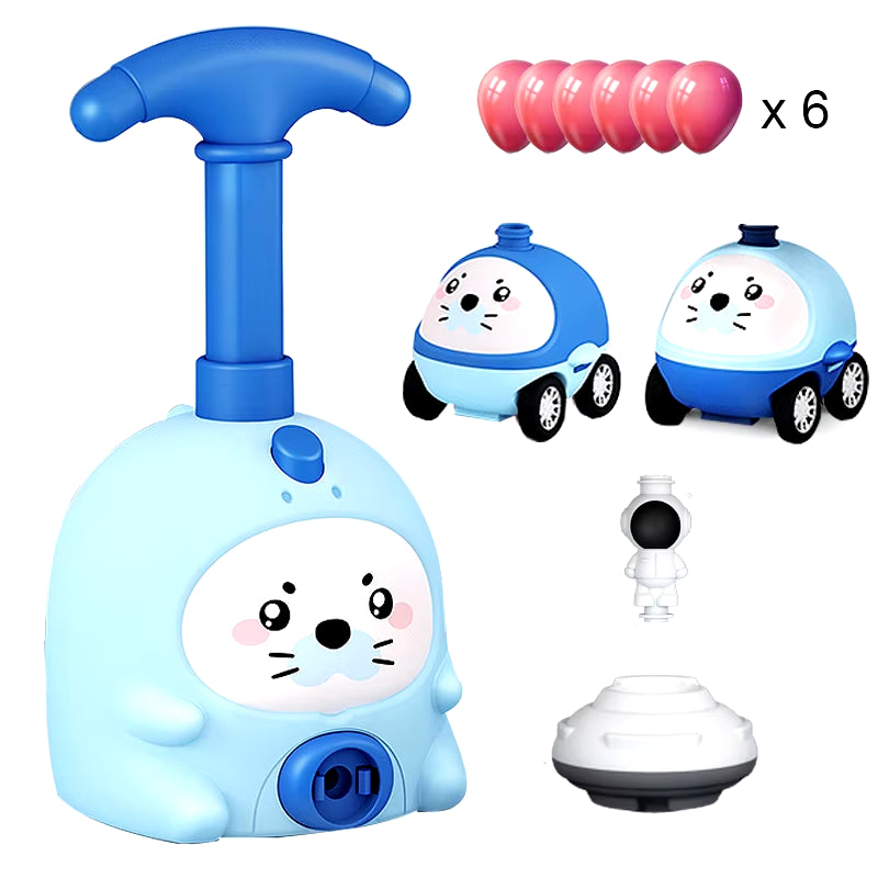 Aerodynamic Interactive Toys for Children - Balloon-Powered Vehicles