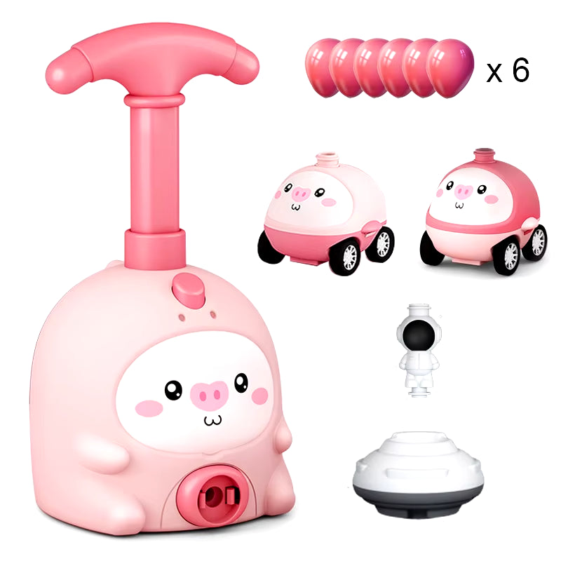 Aerodynamic Interactive Toys for Children - Balloon-Powered Vehicles