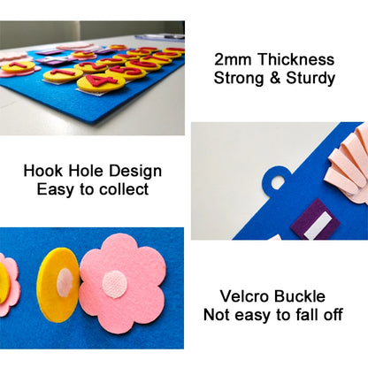Felt Finger Numbers Math Toy For Children, Make counting Easy
