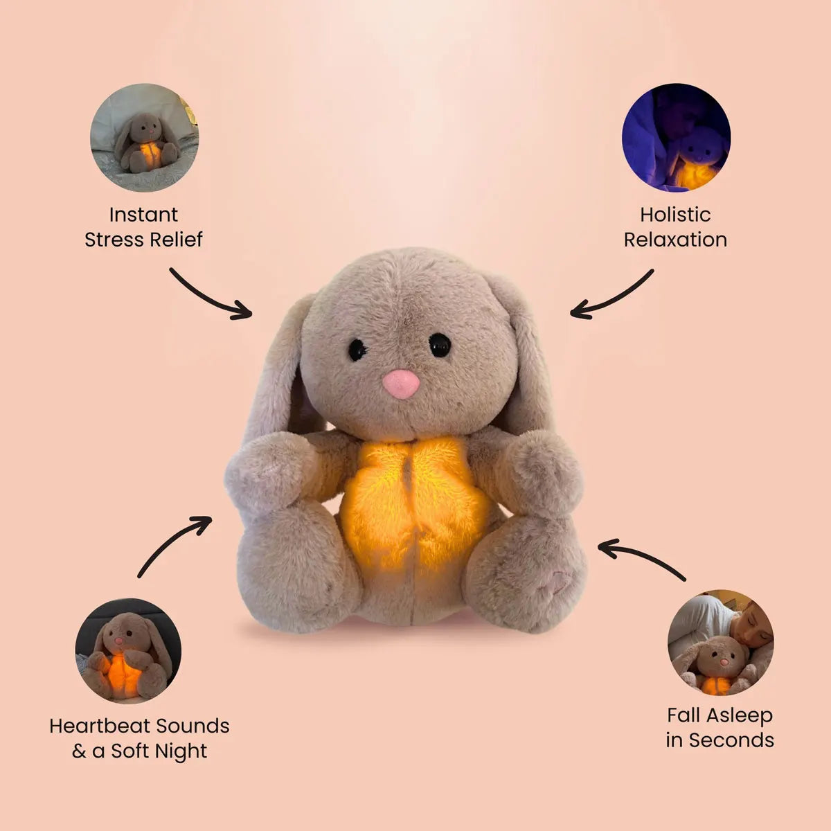 Sleeping Plush Toy, Sleep Music Appease Plush Sensory Doll Toys