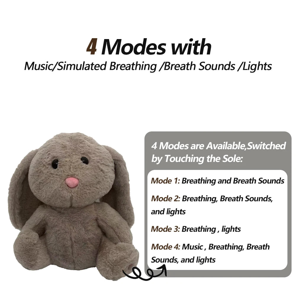Sleeping Plush Toy, Sleep Music Appease Plush Sensory Doll Toys