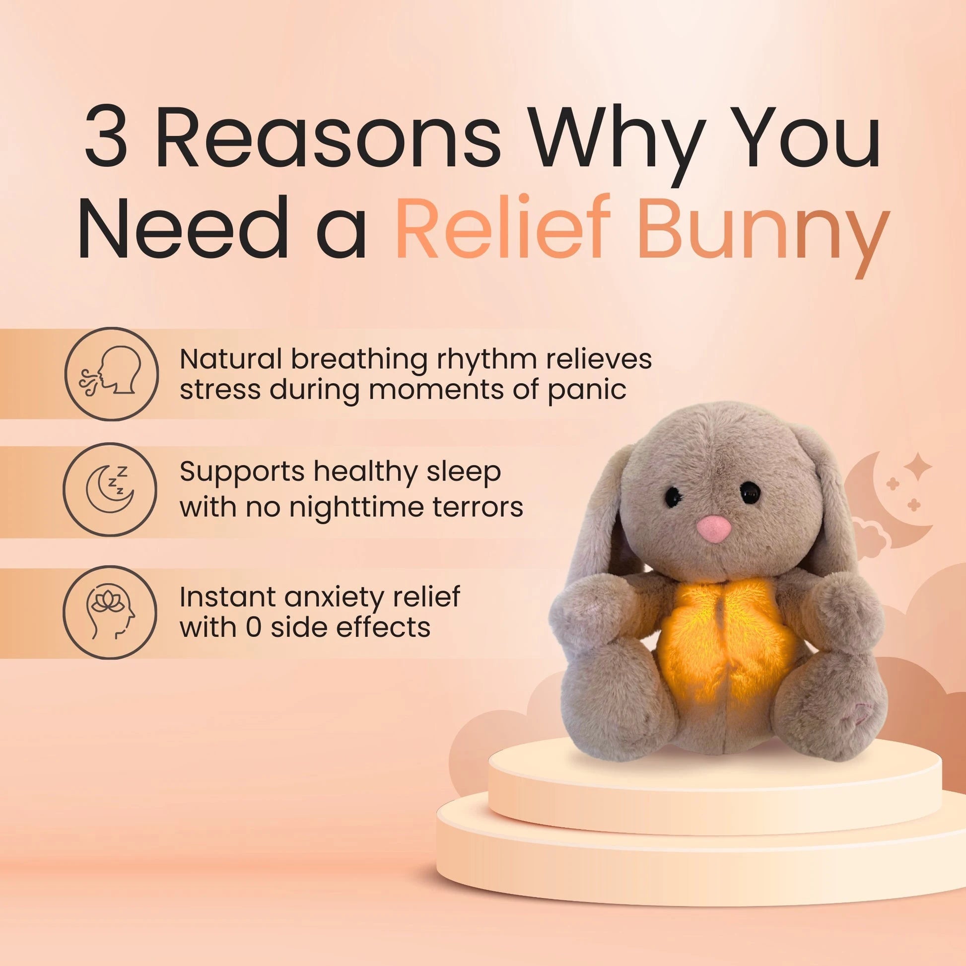Sleeping Plush Toy, Sleep Music Appease Plush Sensory Doll Toys