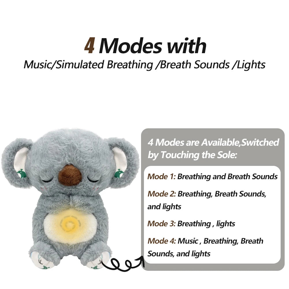 Sleeping Plush Toy, Sleep Music Appease Plush Sensory Doll Toys