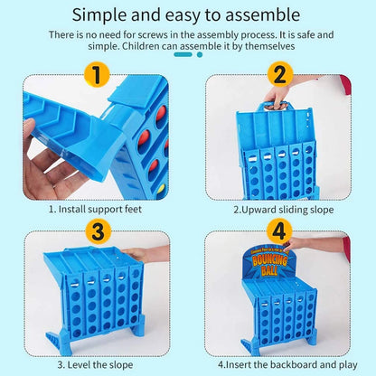 ZK30 4 Shots Connect Board Game Kids 