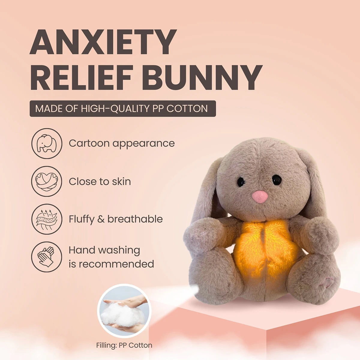 Sleeping Plush Toy, Sleep Music Appease Plush Sensory Doll Toys