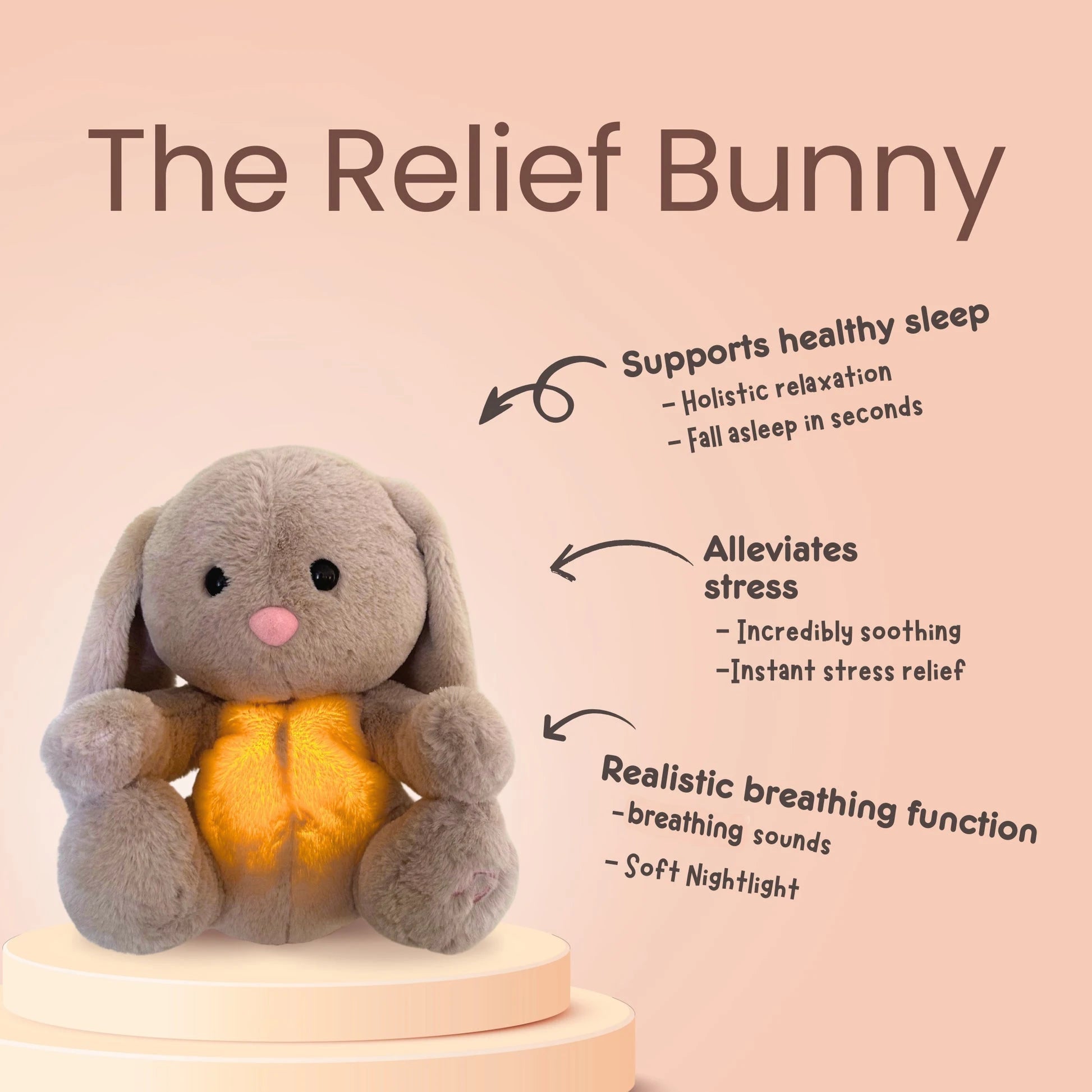 Sleeping Plush Toy, Sleep Music Appease Plush Sensory Doll Toys