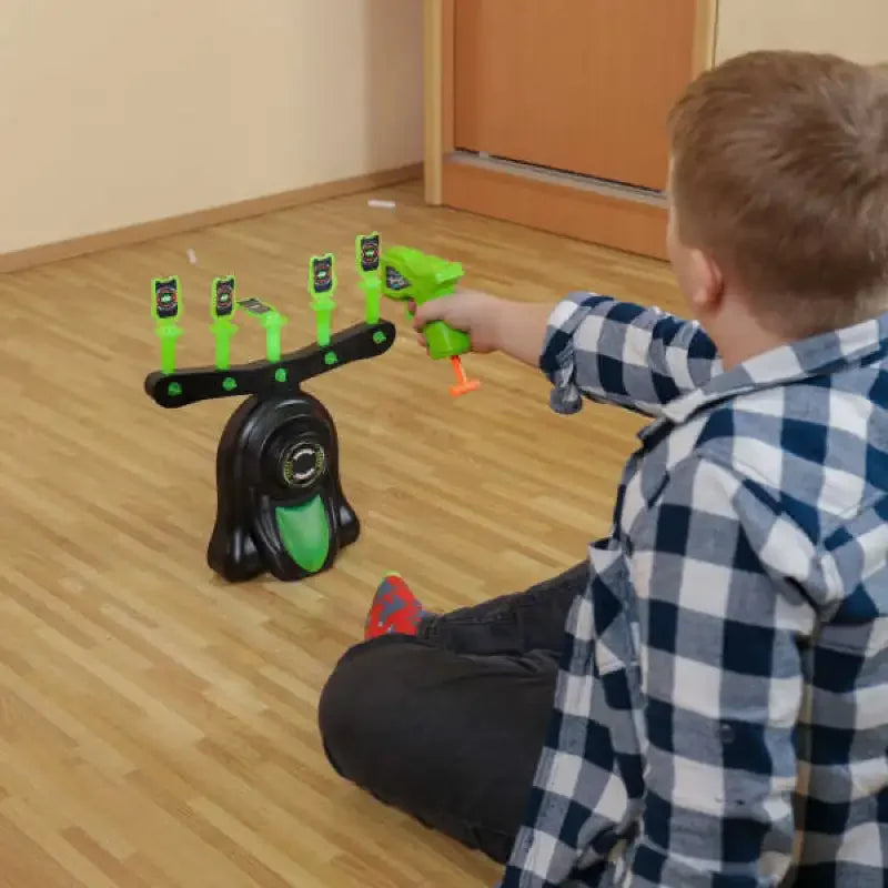 Glow-In-The-Dark Shooting Targets, Toy Gun Set Electric Hovering Target