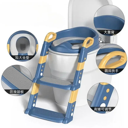 Children Multifunctional Baby toilet Ladder Bowl