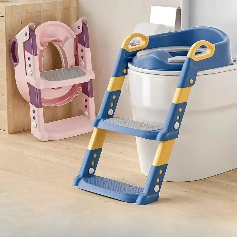 Children Multifunctional Baby toilet Ladder Bowl