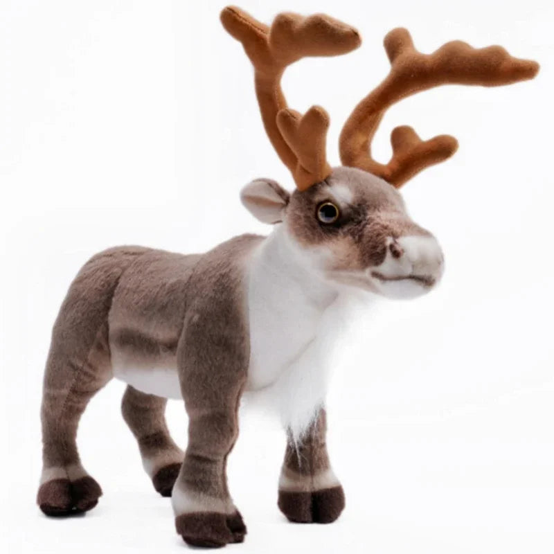 Real-Life Reindeer Plush Christmas Toy  