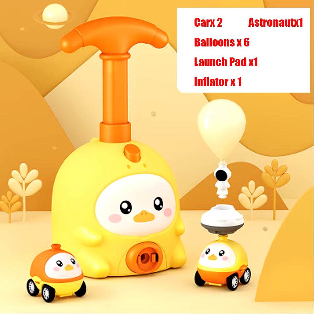 Aerodynamic Interactive Toys for Children - Balloon-Powered Vehicles