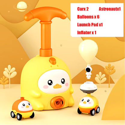 Aerodynamic Interactive Toys for Children - Balloon-Powered Vehicles