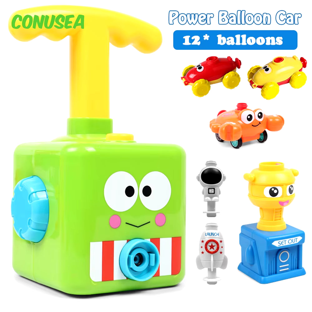 Aerodynamic Interactive Toys for Children - Balloon-Powered Vehicles