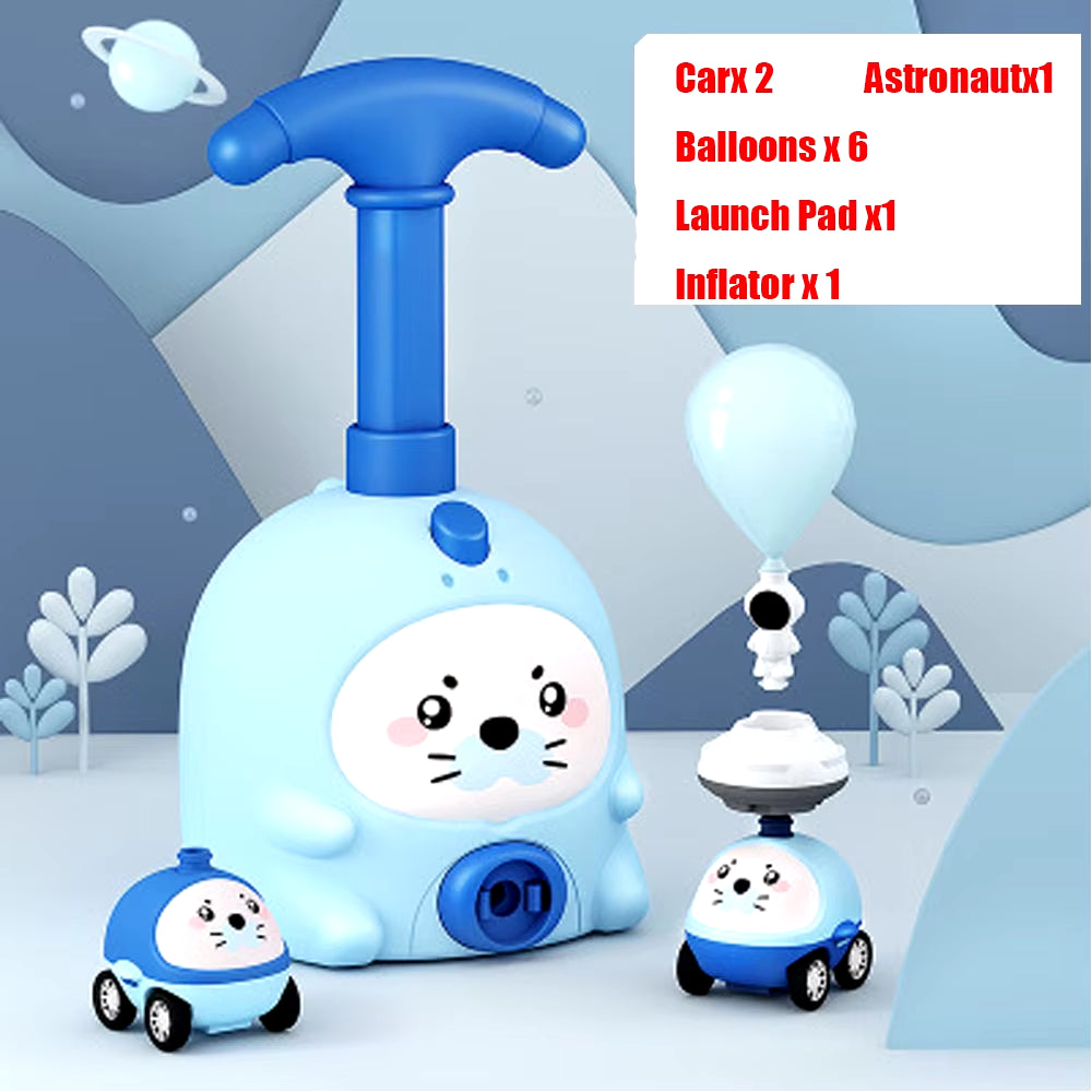 Aerodynamic Interactive Toys for Children - Balloon-Powered Vehicles