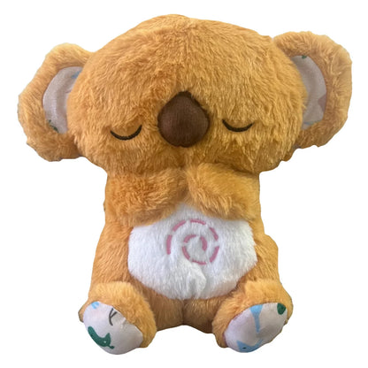 Kawaii Stitch Plush Doll Baby Sleeping Companion Sound Soothing Musical Kawaii with Air Bag and Light Doll Breathing Toys Gifts