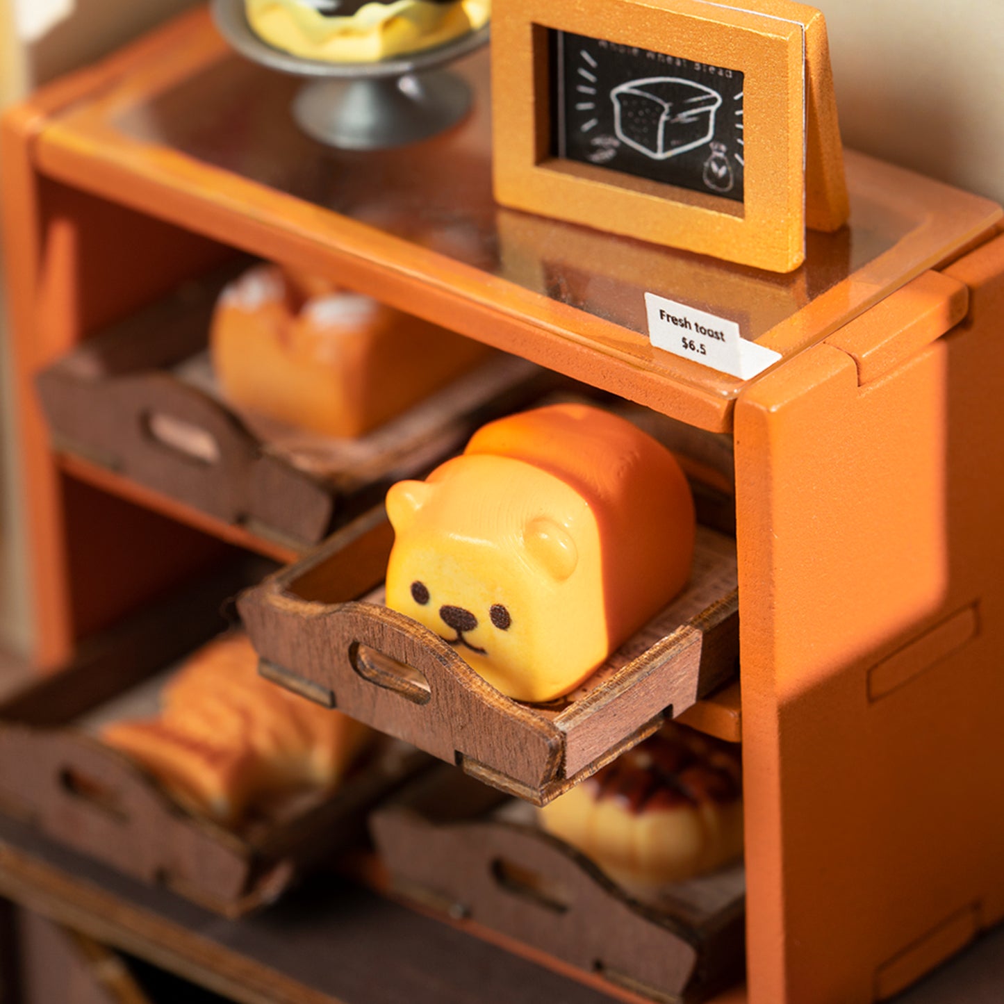 Rolife Becka's Baking House DIY Miniature Wooden Model Kit for Children - 3D Crafting Toy DG161